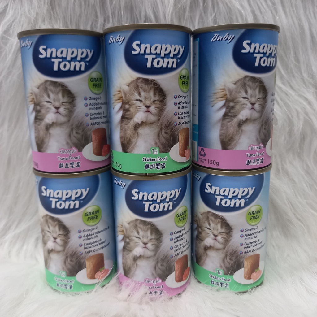 Pate cho mèo con Snappy Tom 150g