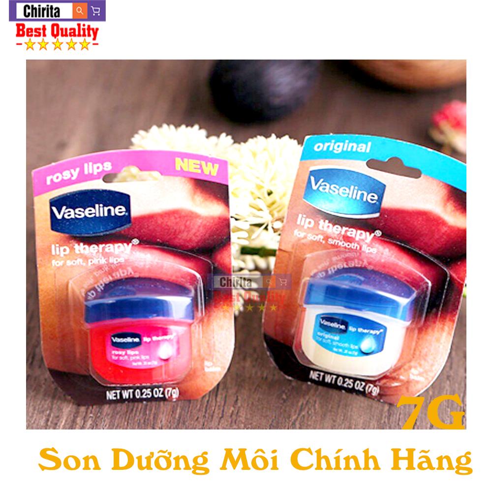 Son Dưỡng Môi Vaselline Loại 7g - Son Dưỡng Chăm Sóc Môi - Son Dưỡng Vaselline - Chirita VSN7