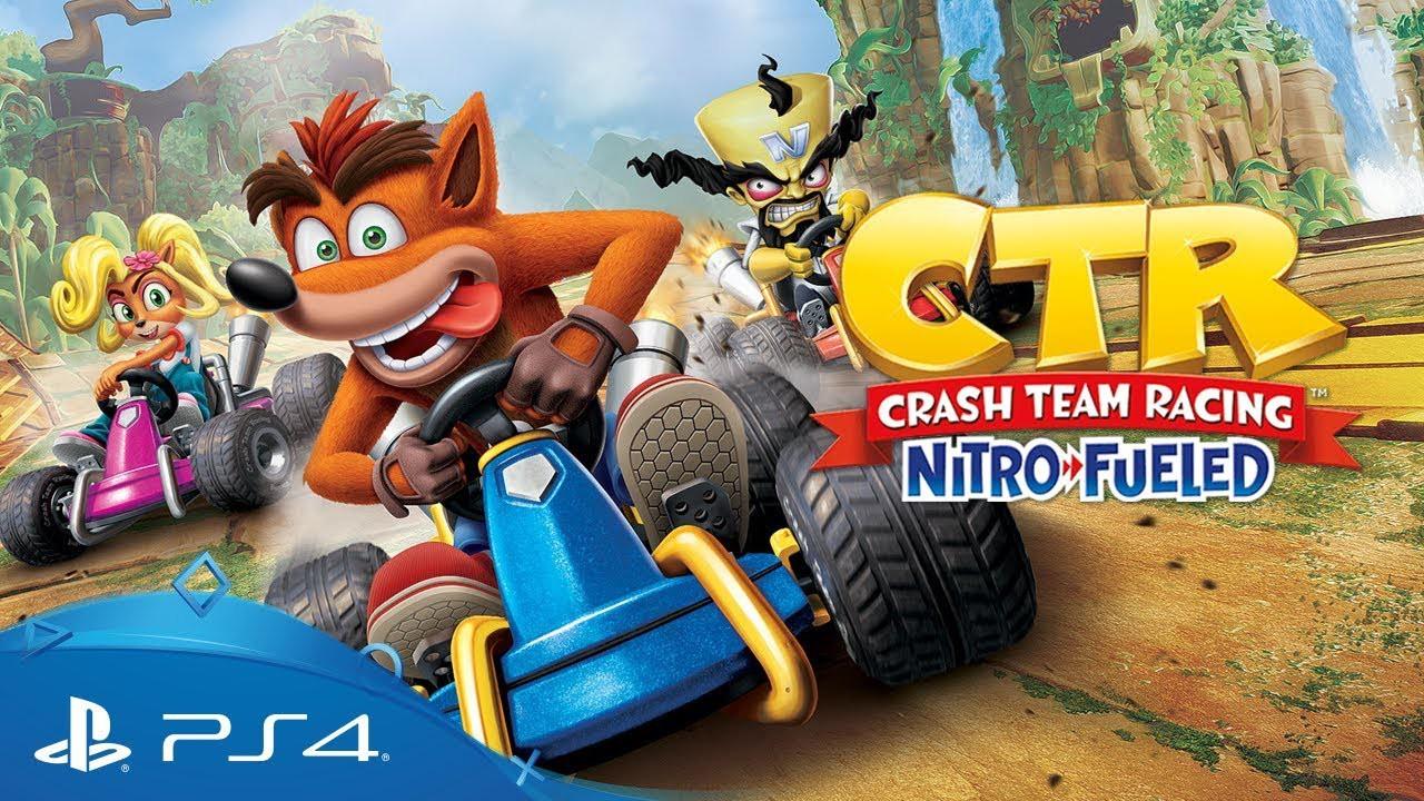Đĩa Game PS4: Crash Team Racing Nitro Fueled