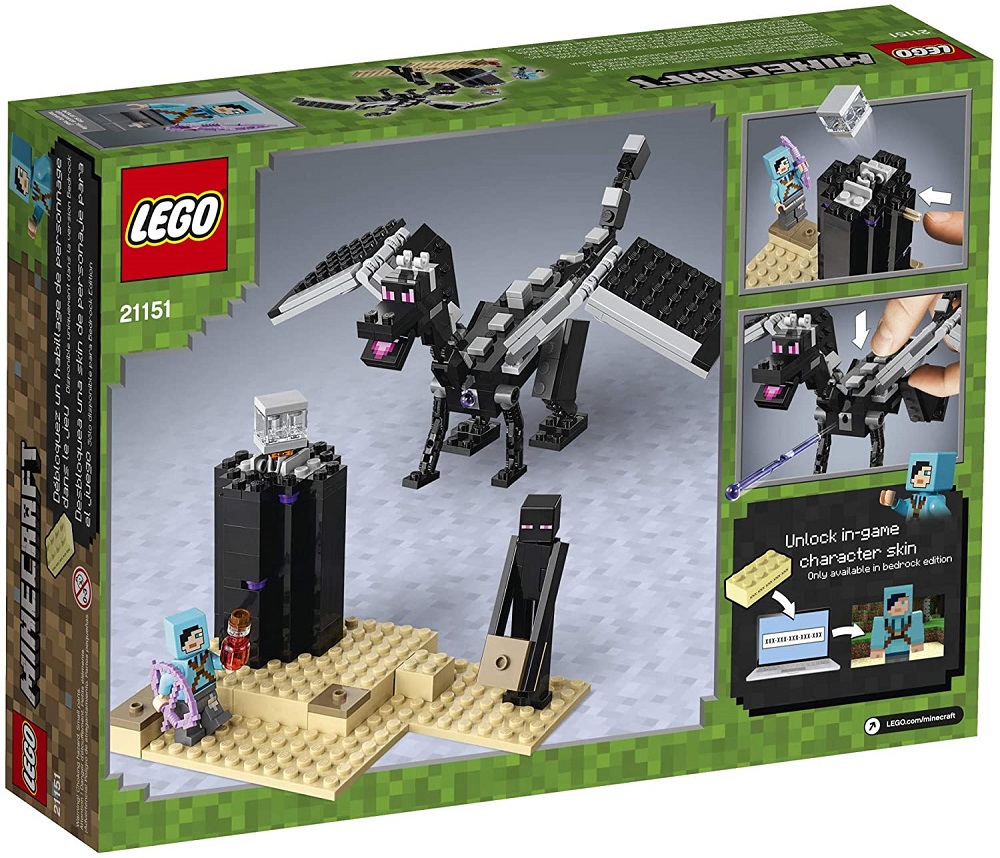 [HCM]LEGO Minecraft 21151 ĐẠI CHIẾN RỒNG ENDER