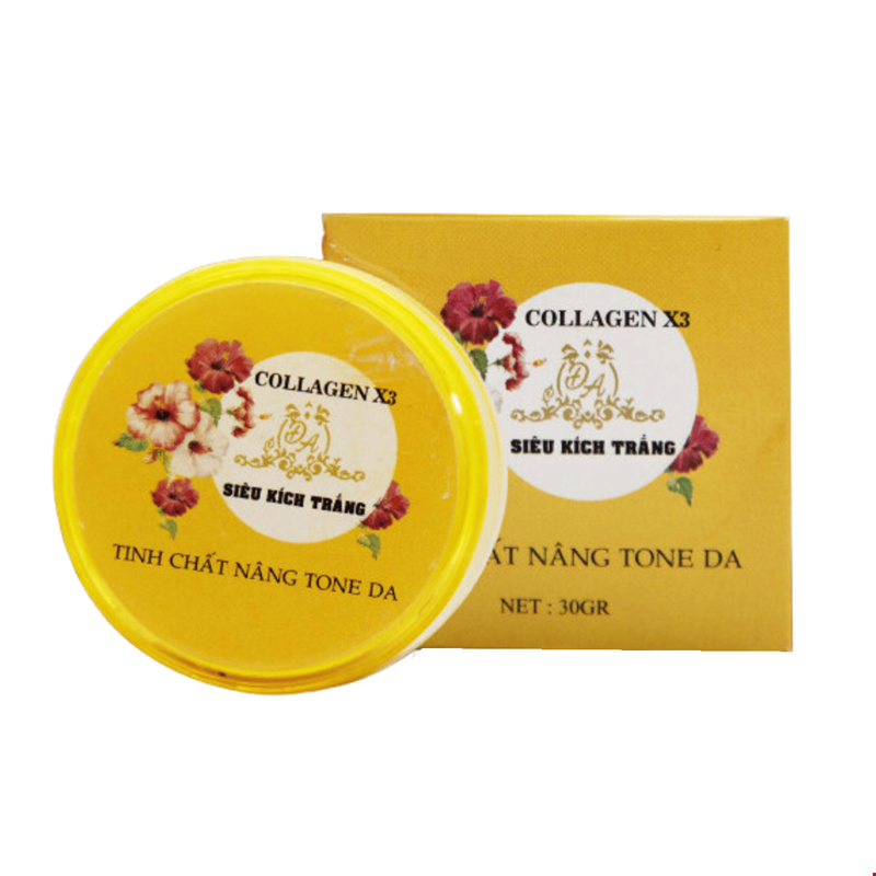 Kem kích trắng collagen x3 - siêu kích trắng dùng để trộn kem