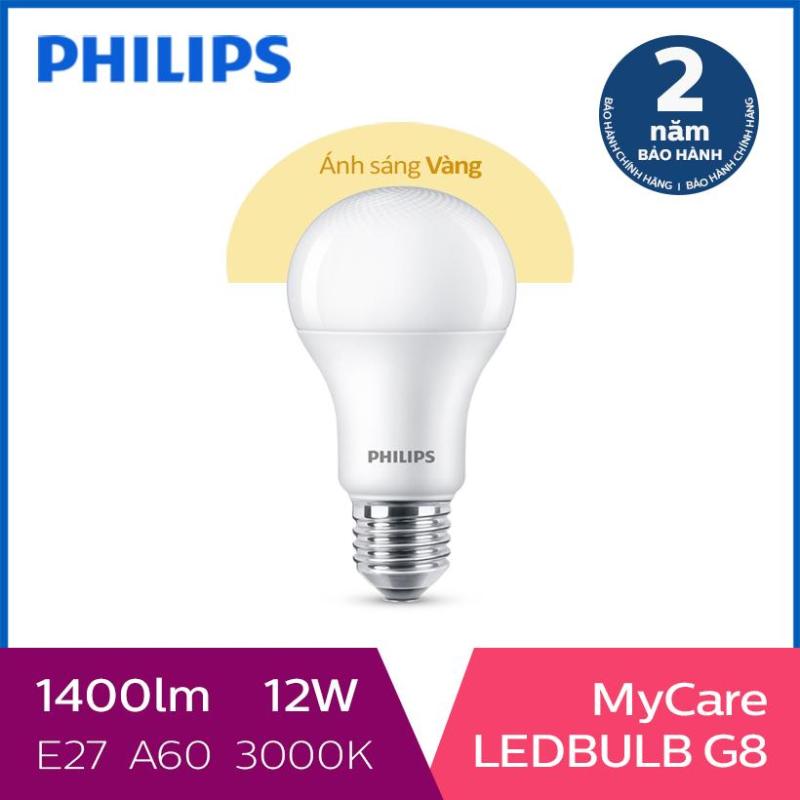 Bóng đèn Philips LED MyCare 12W 3000K E27 A60 - Ánh sáng vàng