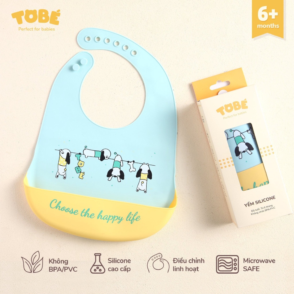 TOBÉ - Yếm ăn dặm cho bé ECO SILICONE