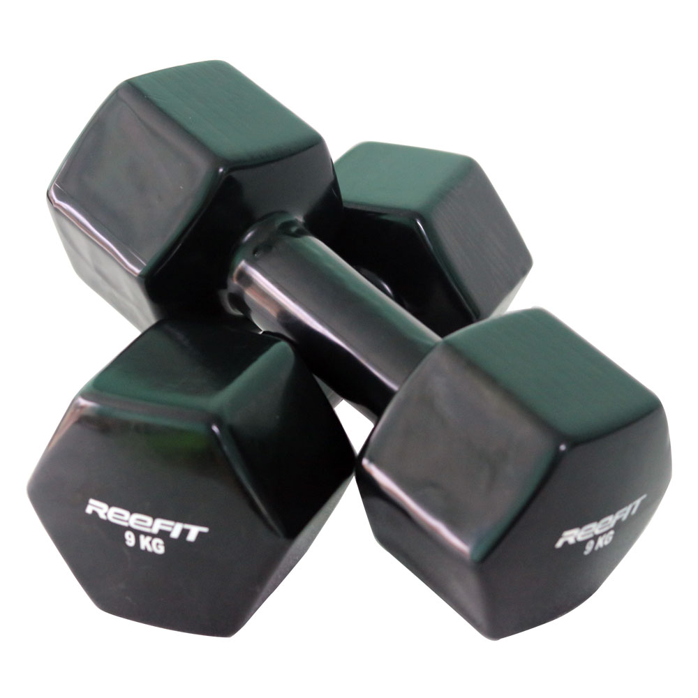 Tạ tay cao su 9kg Reefit (1 cái)