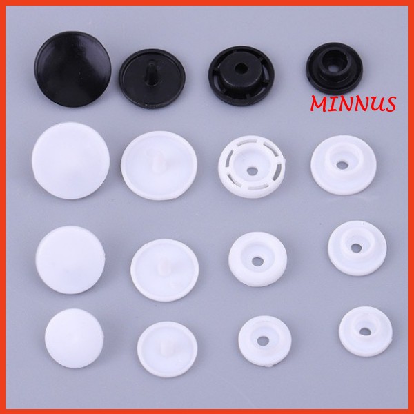 [Giá Sỉ] 10 Bộ Cúc Bấm Nhựa 10Mm, 12Mm, 14Mm