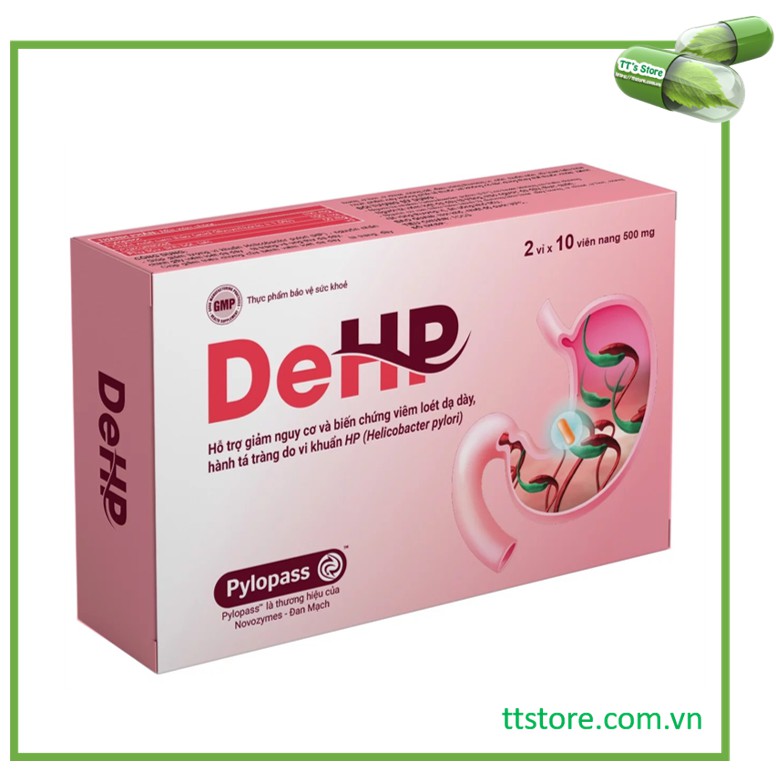 [HCM]DeHP - Giảm vi khuẩn Hp bảo vệ dạ dày [DE HP]