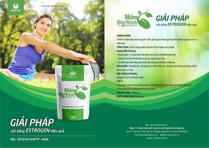 MẦM ĐẬU NÀNH NGUYÊN XƠ LINH SPA