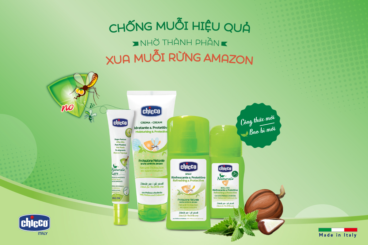 Kem đa năng xua muỗi Chicco 100ml