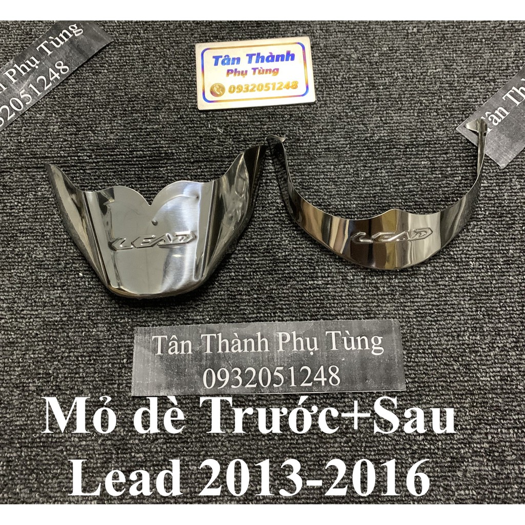 Mỏ dè trước sau inox gắn lead 2013-2016
