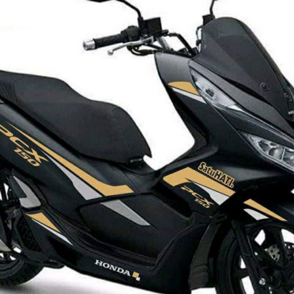 [HCM]Tem dán xe PCX  tem rời cao cấp dán xe đen