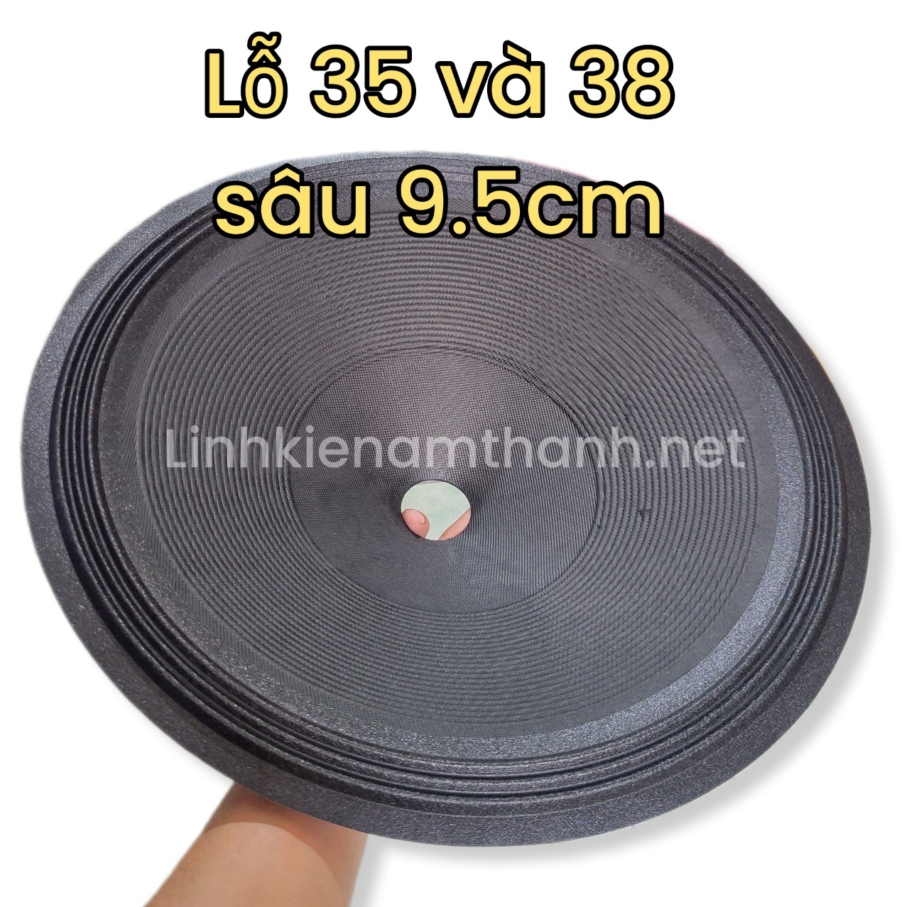 Màng loa 40 cm gân vải màng loa kéo