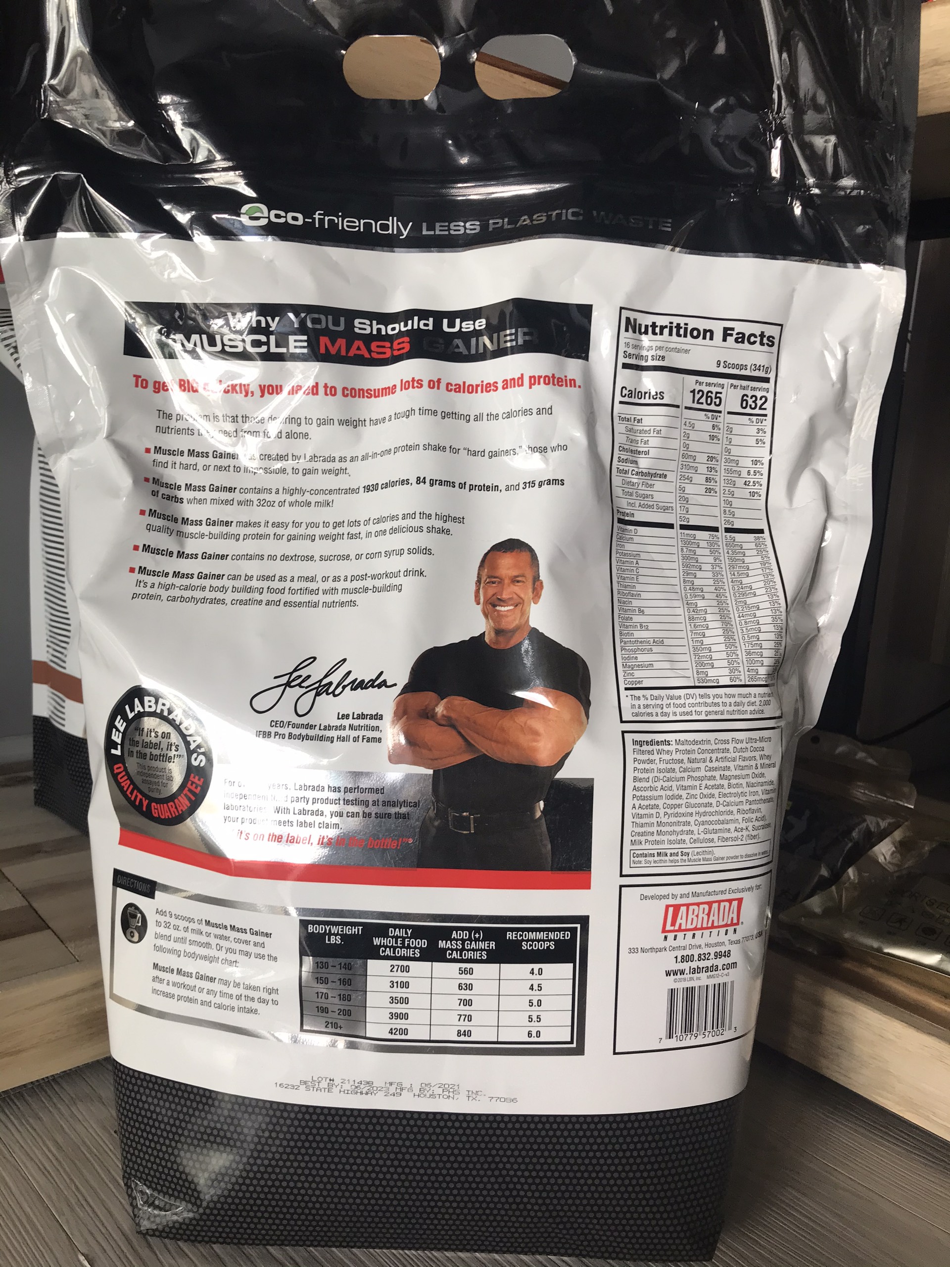 Sữa Tăng Cân Muscle Mass gainer