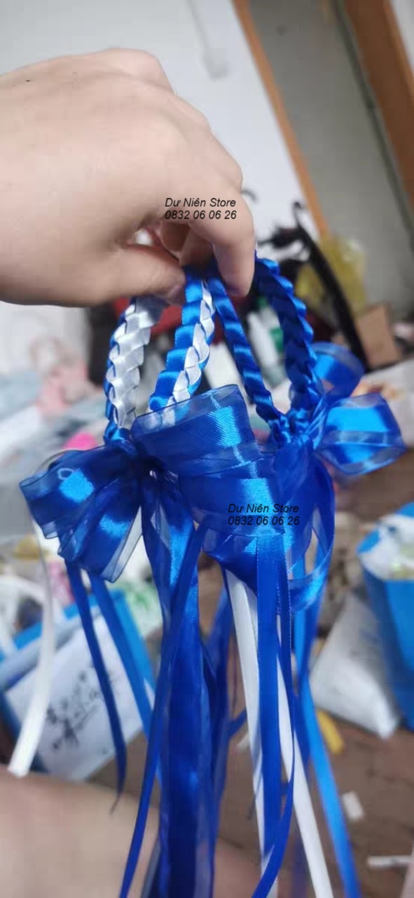 Ruy Băng Lụa 5ly (6mm) Đủ Màu Cuộn 22 Yard.