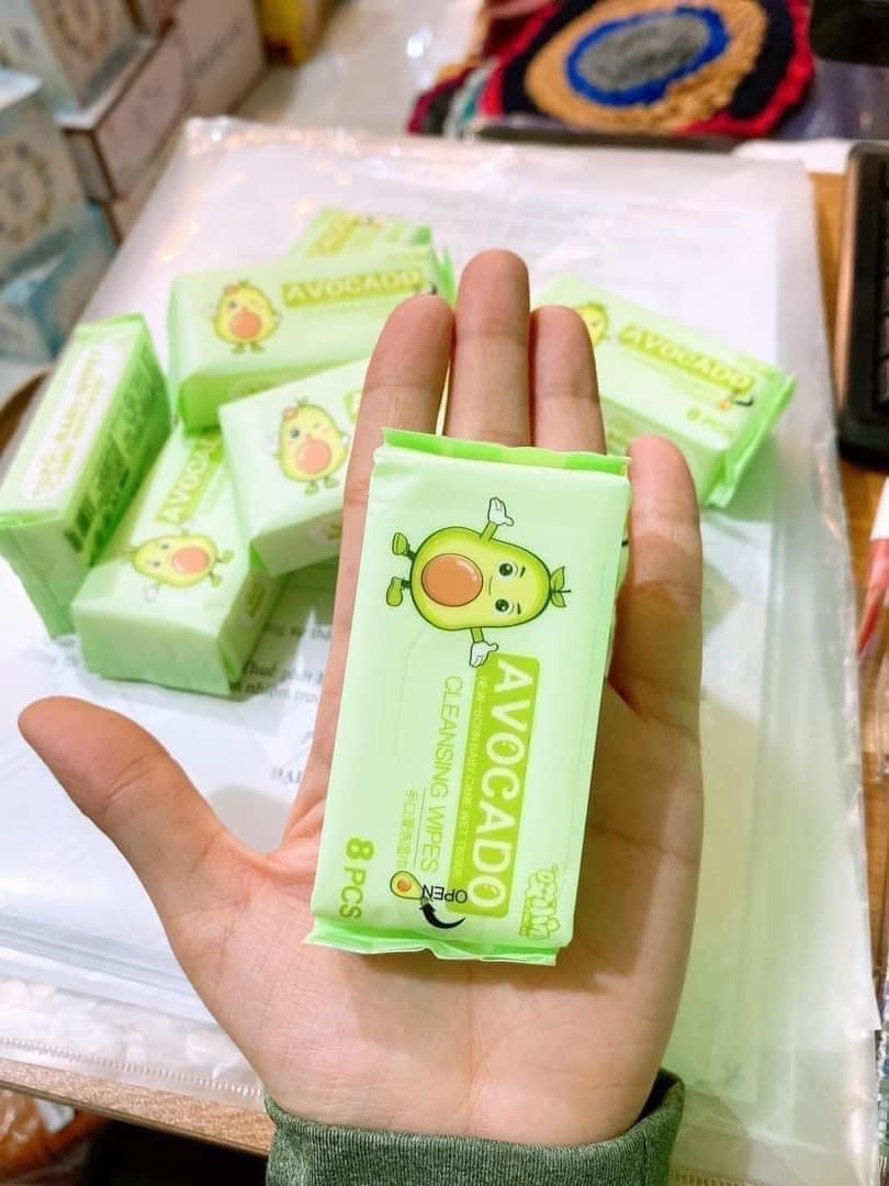 Combo 40 gói khăn ướt mini bỏ túi tiện lợi ( 5 bịch mỗi bịch 8 gói)