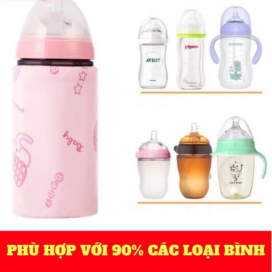 Túi giữ nhiệt thông minh bằng USB giữ cho bình sữa luôn 40 độ