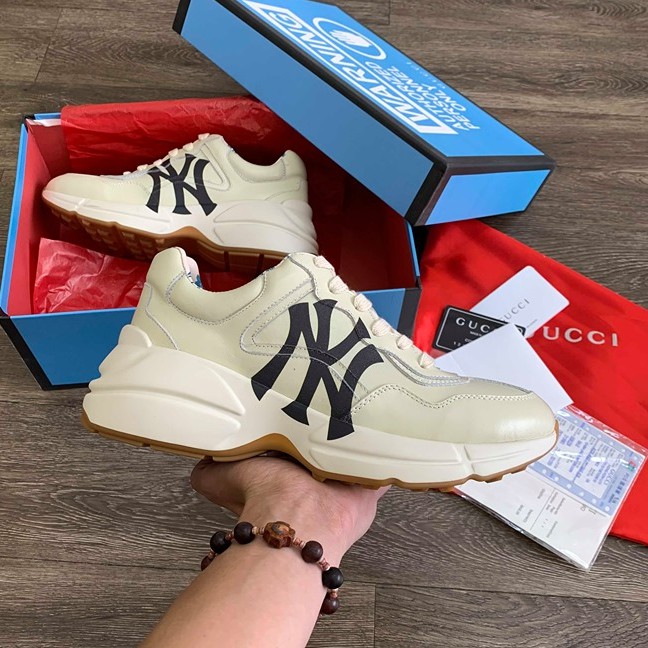 Giày Sneaker Guccci Yankess ( GC màu trắng chữ W)