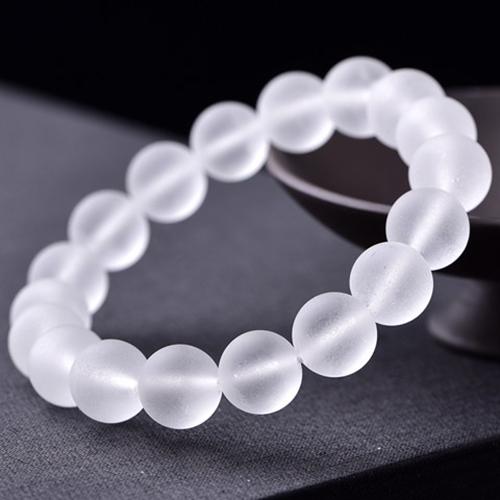 [HCM]Vòng tay đá thạch anh trắng thiên nhiên