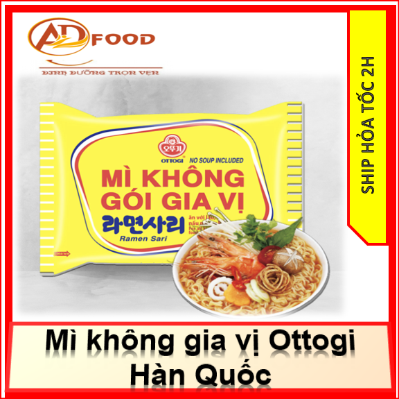 Mì không gia vị Ottogi Hàn Quốc 110g