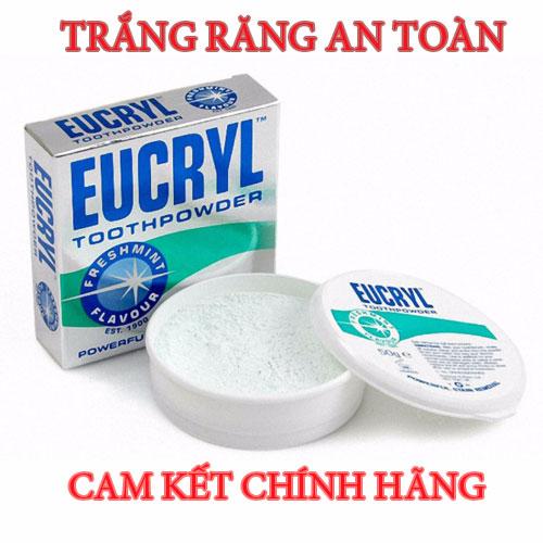 [HCM]Bộ kem đánh răng và Bột tẩy trắng răng EuCryl nhập khẩu từ Anh