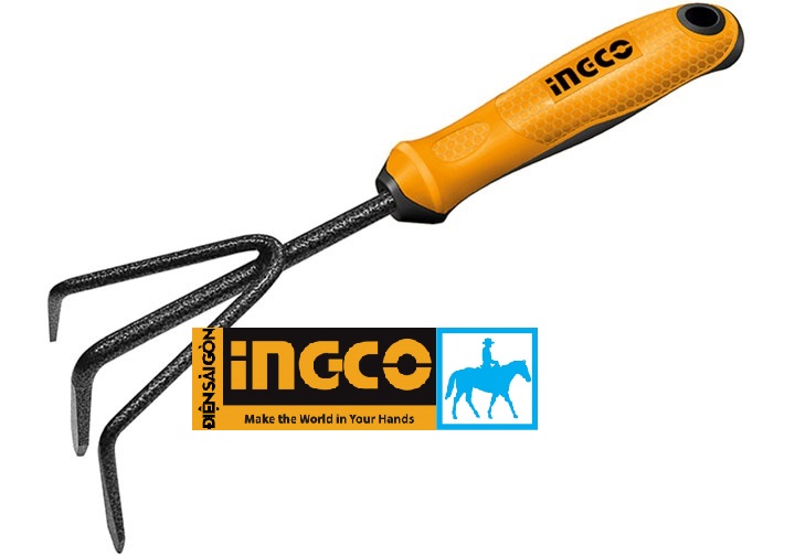 Cây cào đất xới đất làm vườn 300mm INGCO HGT979K