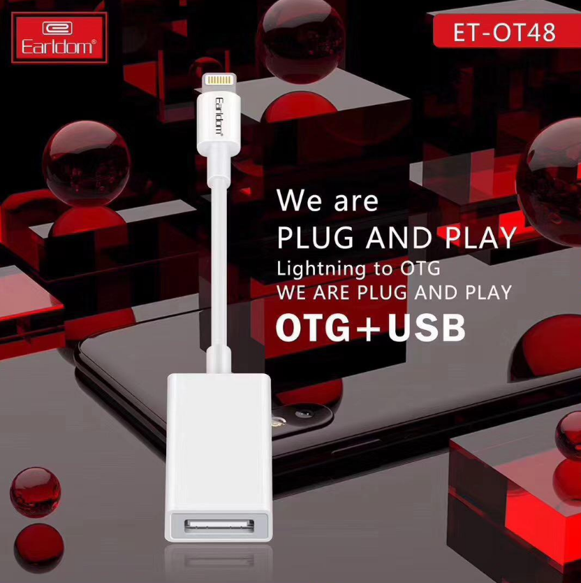 Cáp OTG cho iPhone, iPad Earldom ET-OT48