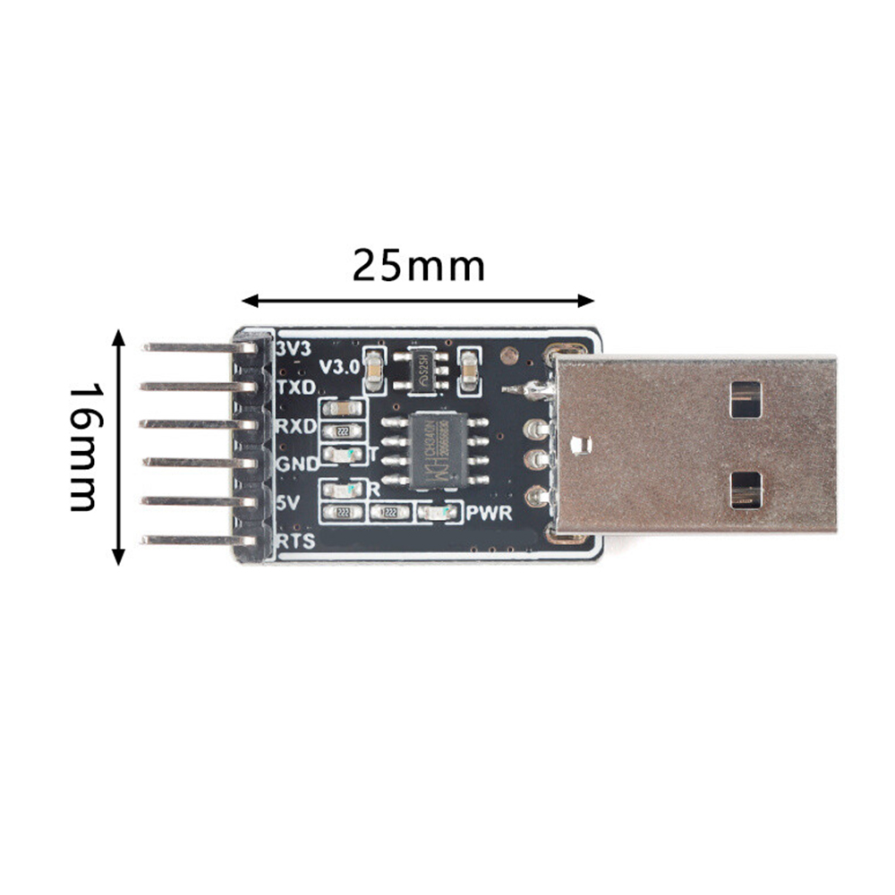 Aideepen USB to Serial USB to TTL CH340 Module with STC Microcontroller Download Adapter