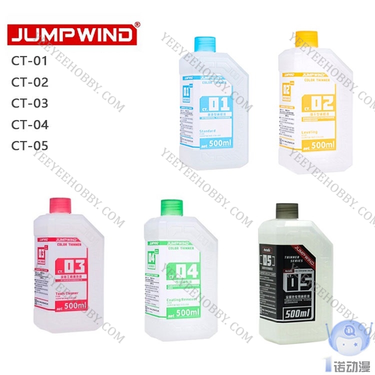 DUNG DỊCH SƠN JUMPWIND - DUNG MÔI THINNER 500ML (CT01~CT08) / 150ML (CT01P~CT07P)