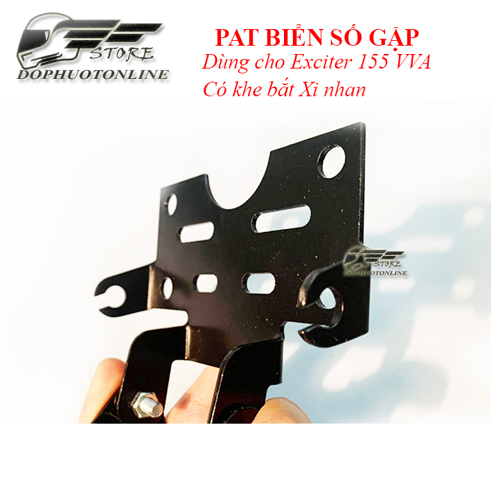Pat Biển Gập Cho Exciter 155 Vva <Dpol>