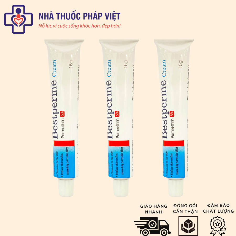 Kem bôi ghẻ BESTPERME CREAM 15g