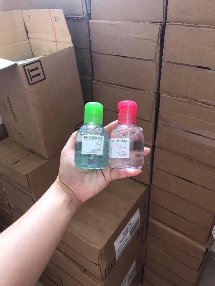 Tẩy trang Bioderma hồng