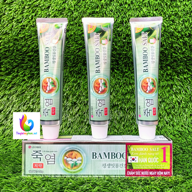 Combo 2 Kem Đánh Răng Muối Tre Hàn Quốc 140g