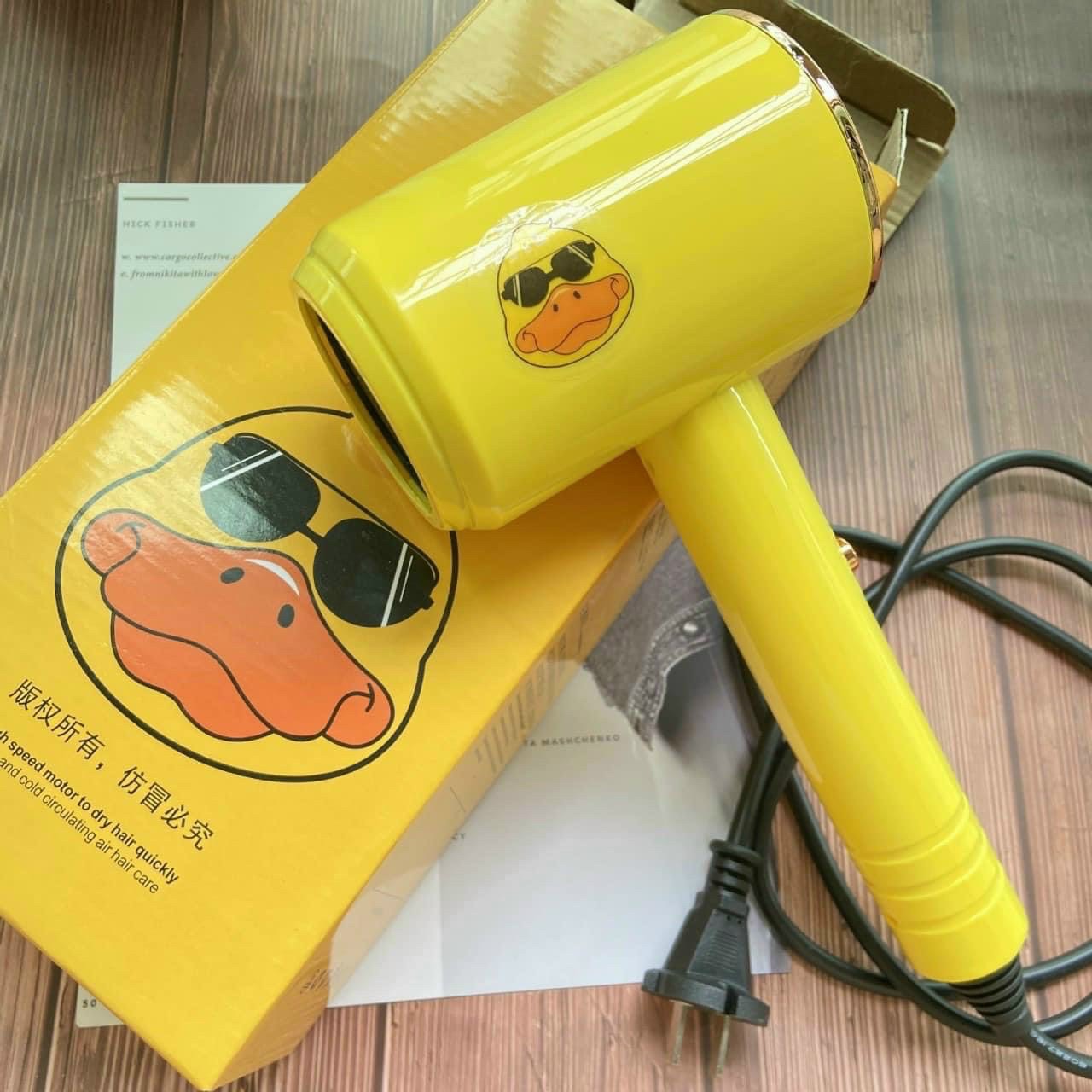 MÁY SÂY TÓC MINI VỊT VÀNG SIÊU CƯNG