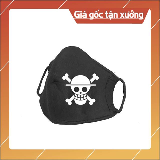 Bịt mặt - Khẩu trang Anime - Mixi - One Piece (mẫu ngẫu nhiên)
