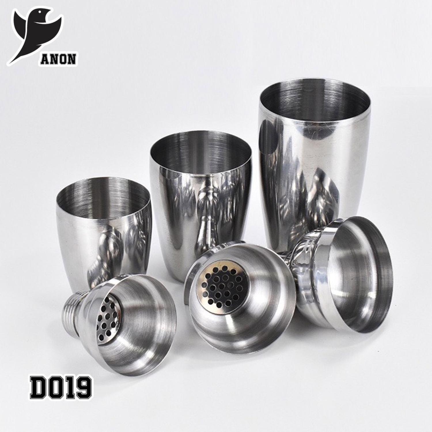 Bình Lắc Cocktail Shaker, Dụng cụ pha chế bằng inox đủ size