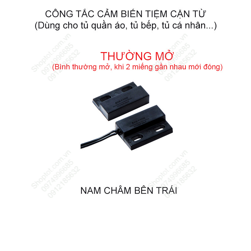 Công tắc tiện cận từ tính GPS23NO loại thường mở 12-220V 500mA (đóng mở bằng nam châm)