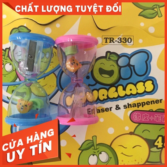 Gọt chì đồng hồ cát kèm tẩy