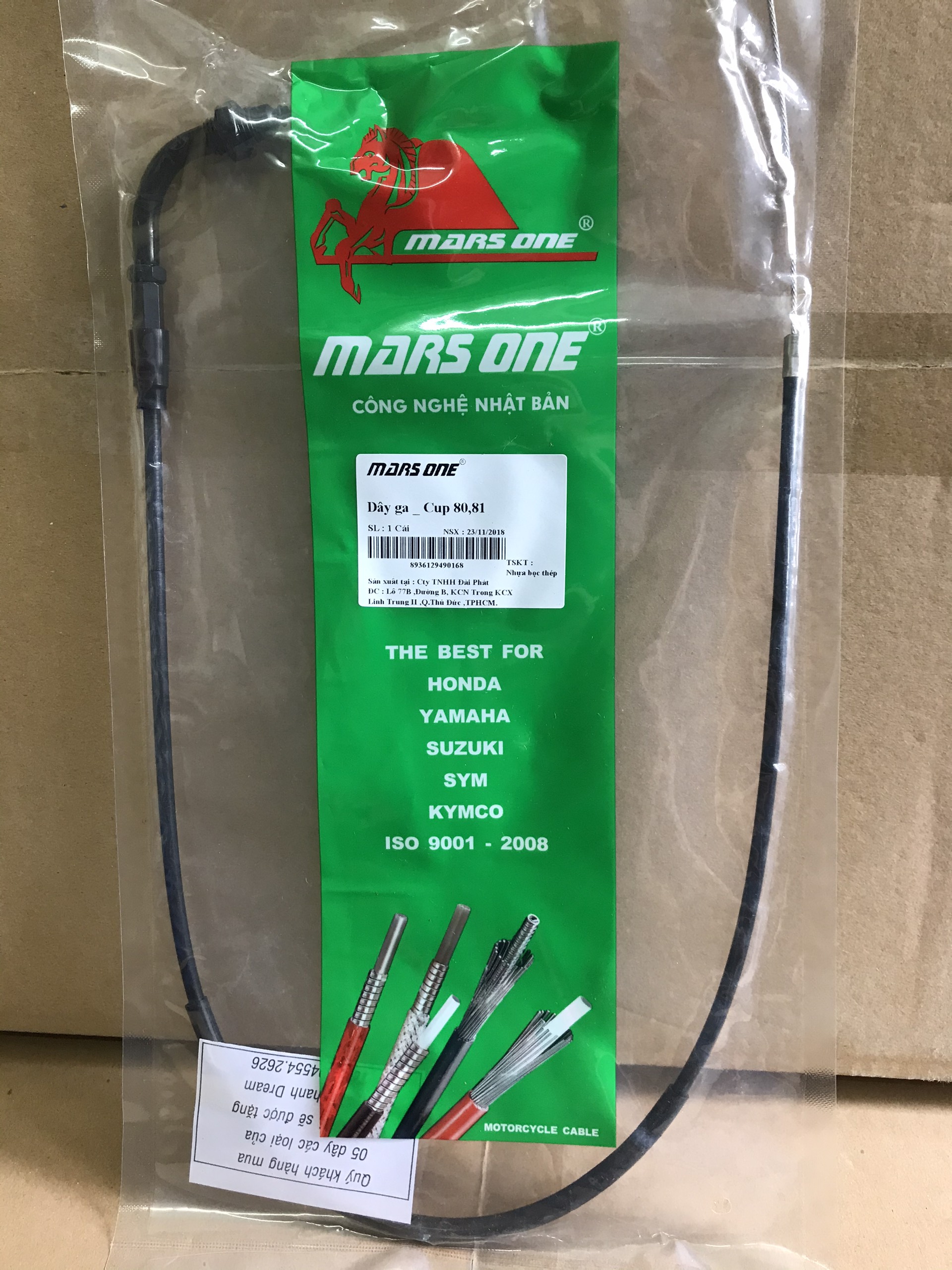 Dây ga dành cho xe 81 Mars one