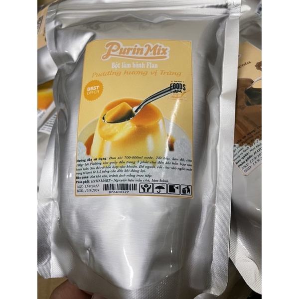 [Bán rẻ nhận 5 sao] 500gr Pudding Trứng, Flan caramen trứng