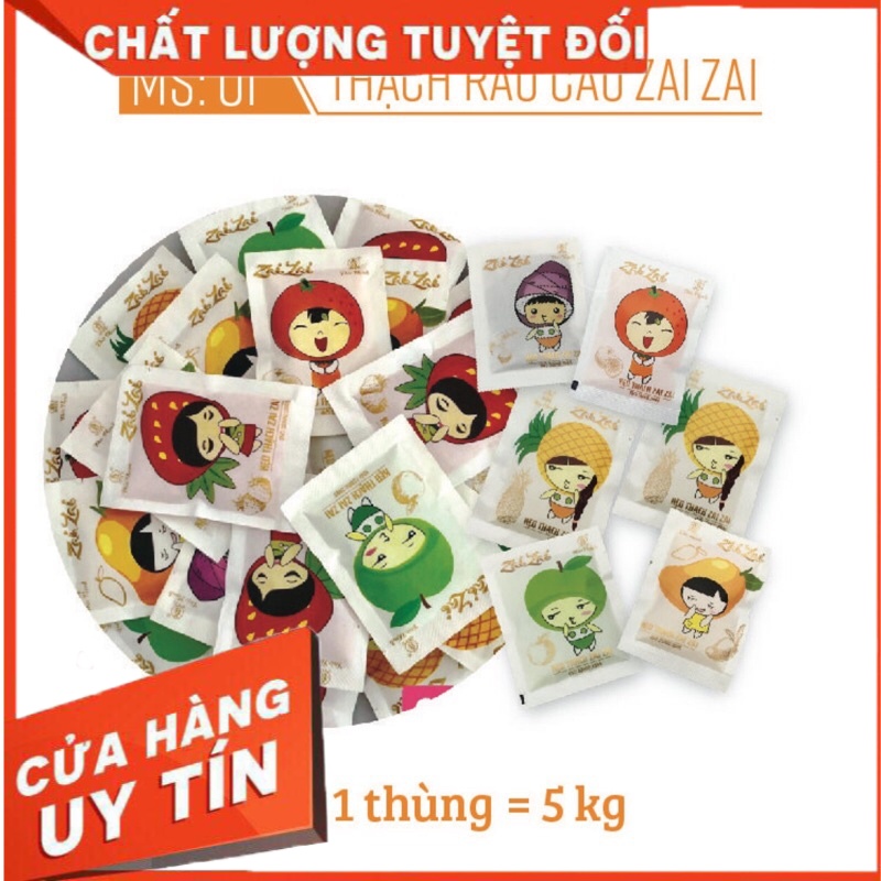 sỉ thùng 5kg thạch zai zai đức hạnh siêu ngon