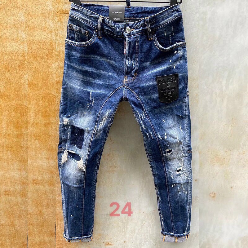 Quần Jean Quần Bò Nam Màu Xanh Vảy Sơn Cao Cấp Mẫu Mới, Chất Jean Dày Dặn,Co Giãn Tốt Form Dáng Chuẩn Hàng Việt Nam Xuất Khẩu Thời Trang Taylorfashion 24