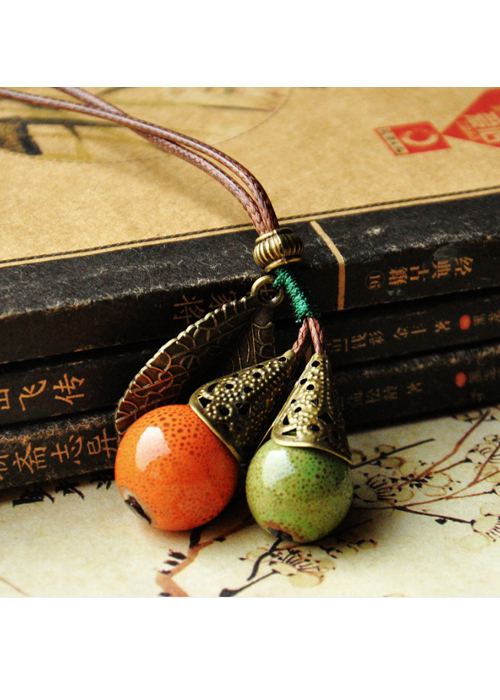 Vòng cổ gốm thời trang Vintage VGOM25