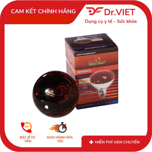 Bóng đèn hồng ngoại greetmed