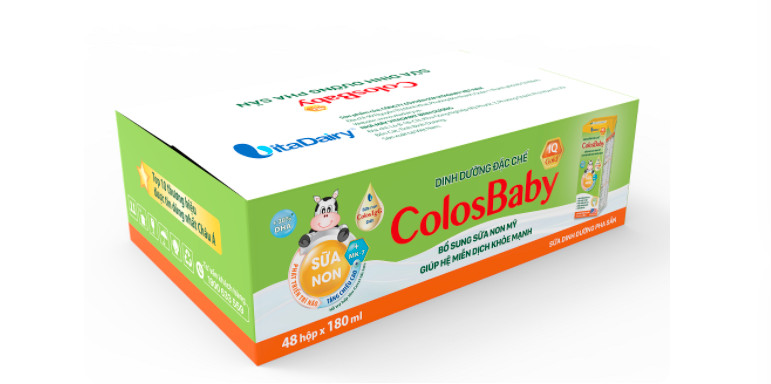 Sữa bột pha sẵn colos baby iq 180ml