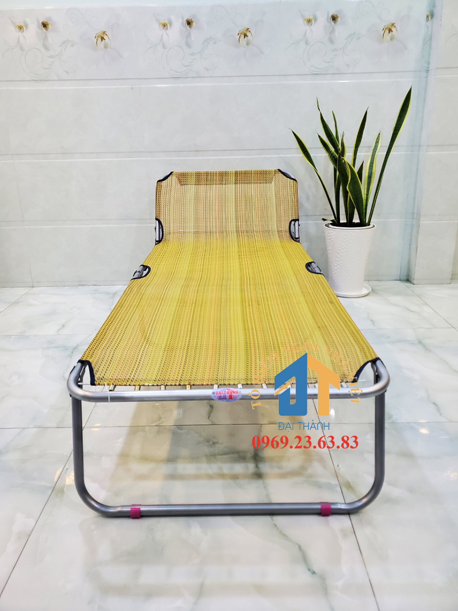 Giường  xếp lưới khung sắt - GX06 (Rộng 70cm x Dài 1m8)