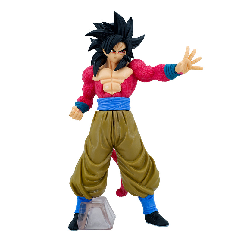 (28cm) Mô hình SonGoKu Saiyan cấp 4 tóc đen