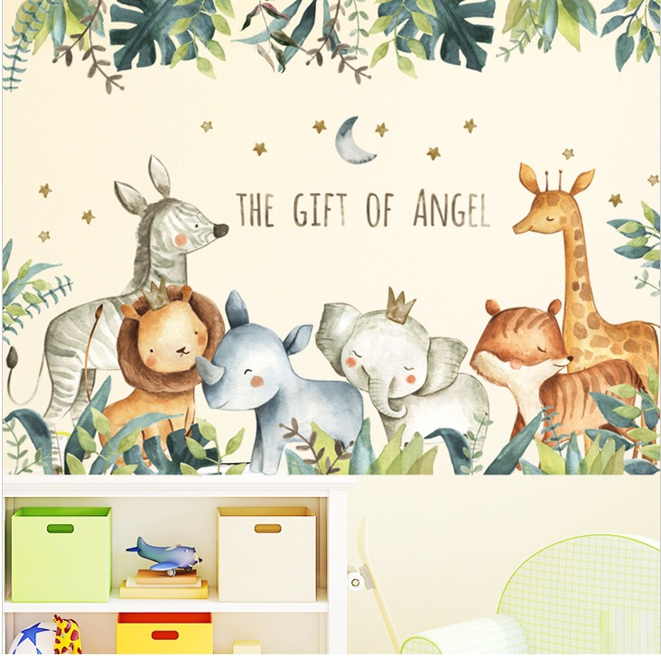 Decal dán tường Khu vườn bình yên - T11-kiddecals