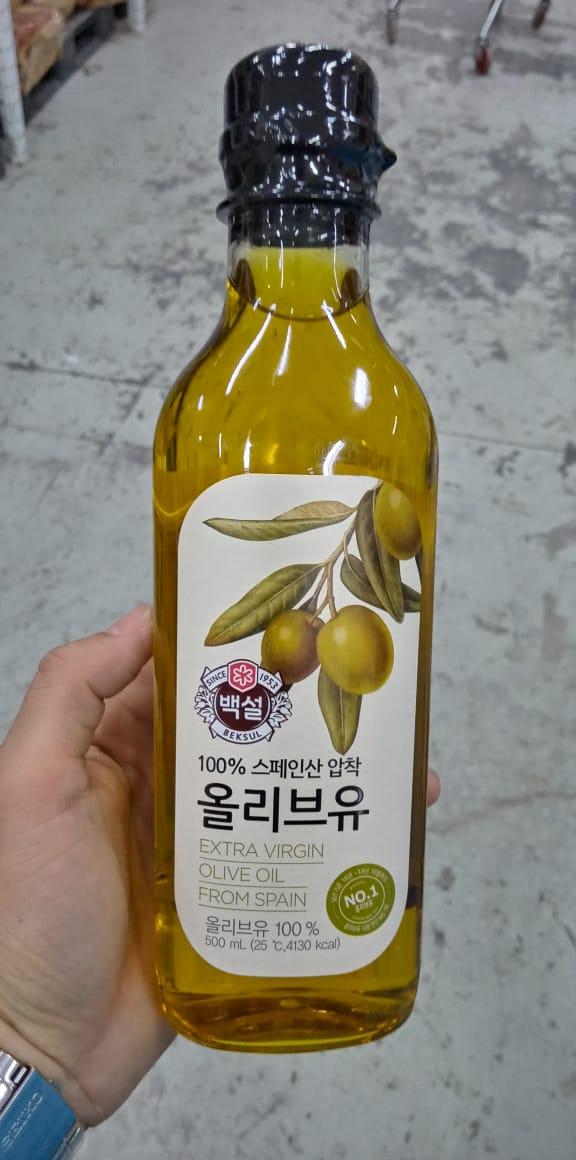 Dầu Oliu hàn quốc Beksul 500Ml - 올리브유