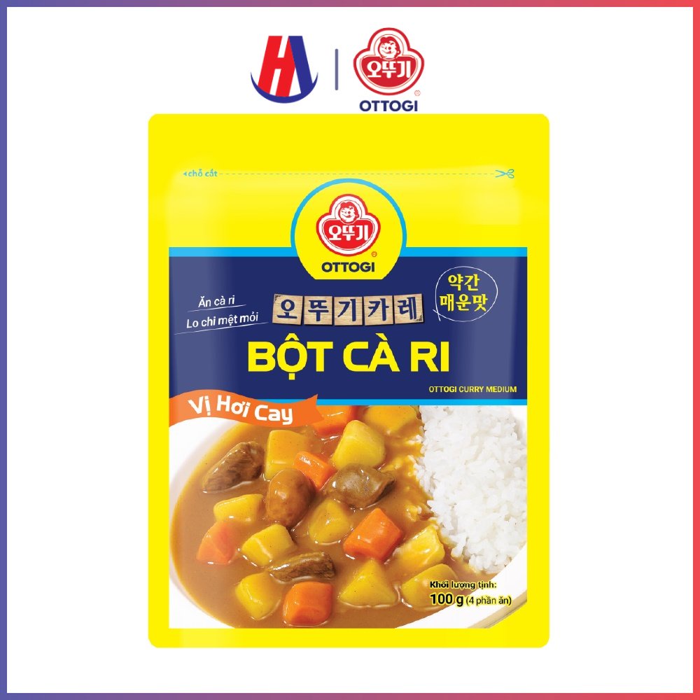 Bột Cà Ri Hơi Cay Ottogi 100g - VN