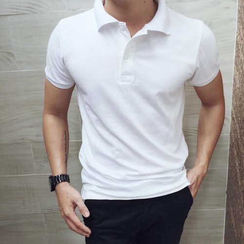 [HCM]Áo thun cá sấu trơn