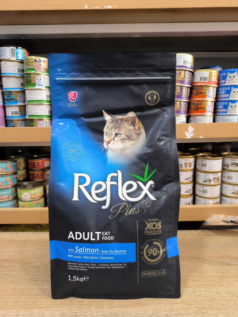 Hạt Reflex Plus Salmon Adult Cat 1,5Kg